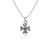 Knot Cross Necklace - Silver