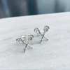 Lacrosse Sticks Stud Earrings
