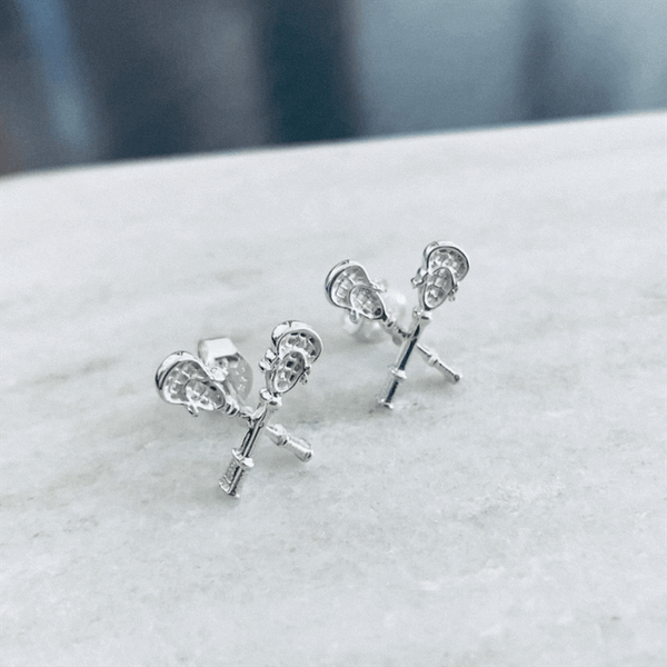 Lacrosse Sticks Stud Earrings