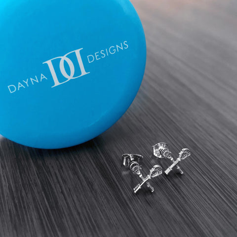 Lacrosse Sticks Stud Earrings