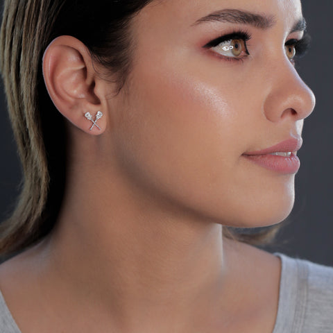 Lacrosse Sticks Stud Earrings