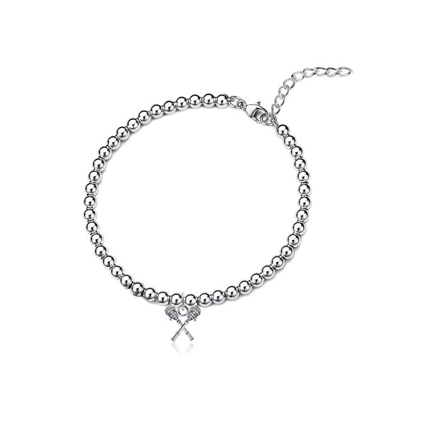 Lacrosse Sticks Beaded Bracelet