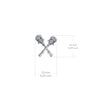 Lacrosse Sticks Beaded Bracelet