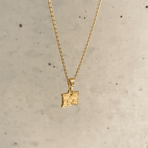 Morehouse Maroon Tigers Pendant Necklace - Gold Plated