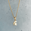 Michigan State University Pendant Necklace - Gold