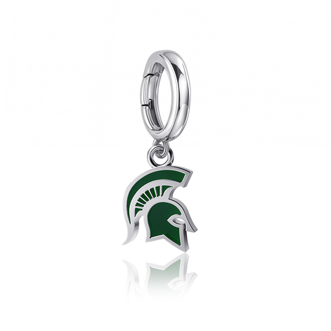 Michigan State University Bracelet Charm - Enamel