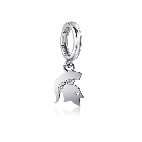 Michigan State University Bracelet Charm - Silver