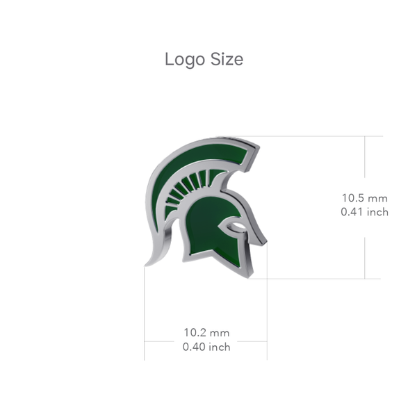 Michigan State University Bracelet Charm - Enamel