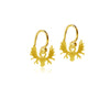 Moose Dangle Earrings - Gold