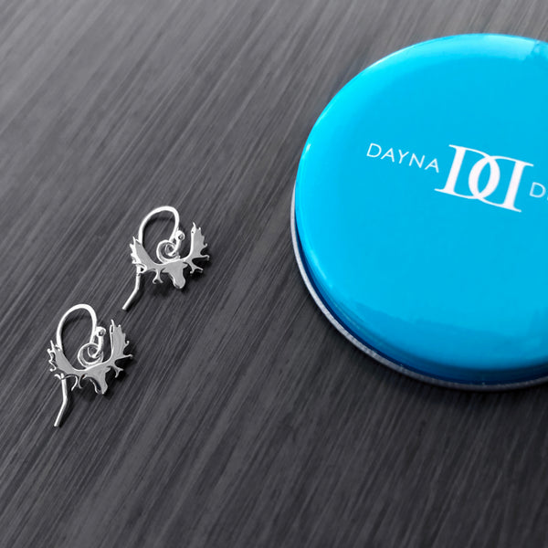 Moose Dangle Earrings