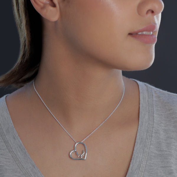 Moose Heart Necklace