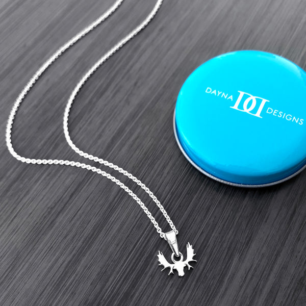 Moose Pendant Necklace