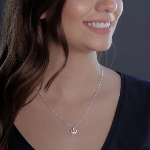 Moose Pendant Necklace