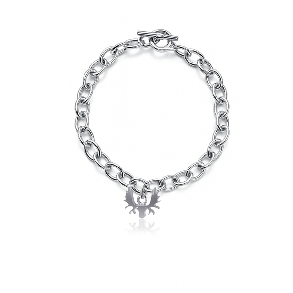 Moose Link Bracelet - Silver