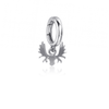 Moose Bracelet Charm - Silver