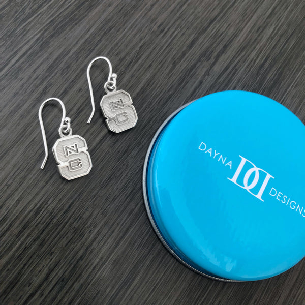 NC State University Dangle Earrings