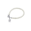 NC State University Pearl Bracelet - Silver