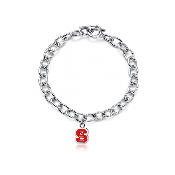 NC State University Link Bracelet - Enamel