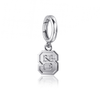 NC State University Bracelet Charm - Silver