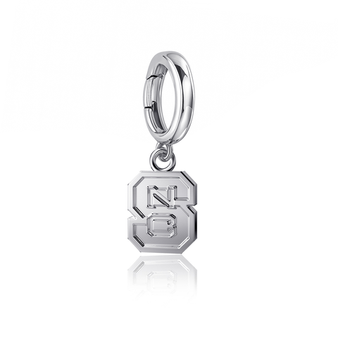 NC State University Bracelet Charm - Silver