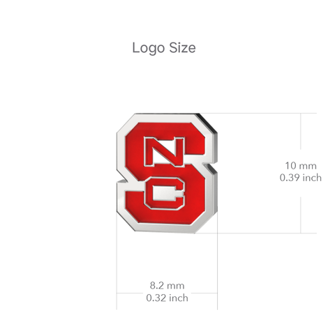 NC State University Dangle Earrings - Enamel