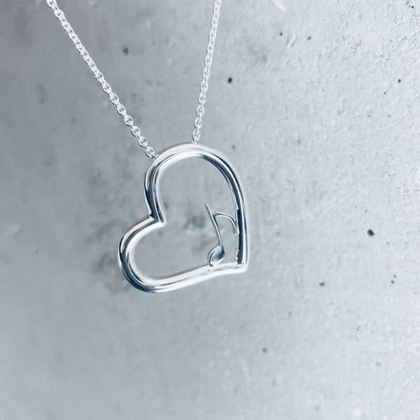 Music Note Heart Necklace