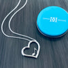 Music Note Heart Necklace