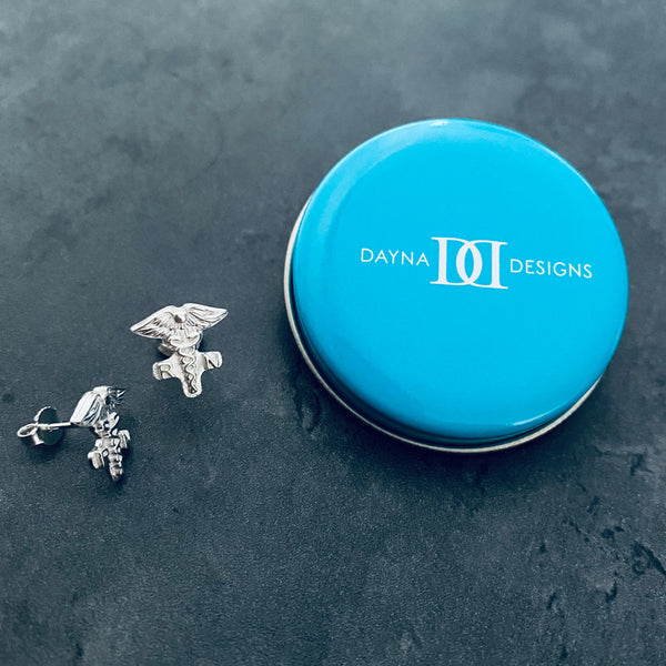 Nurse Caduceus Stud Earrings