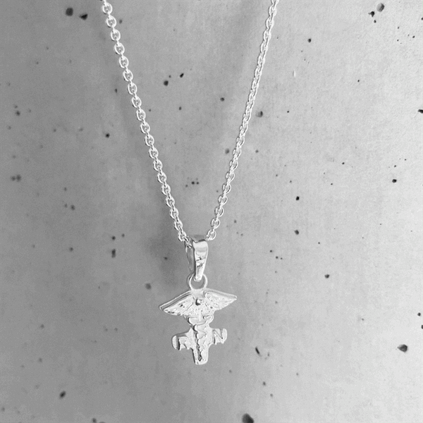 Nurse Caduceus Pendant Necklace