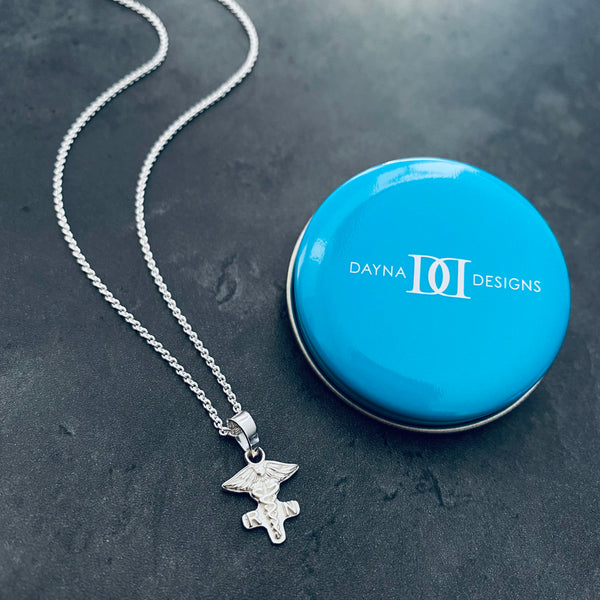 Nurse Caduceus Pendant Necklace