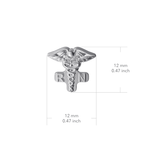 Nurse Caduceus Stud Earrings