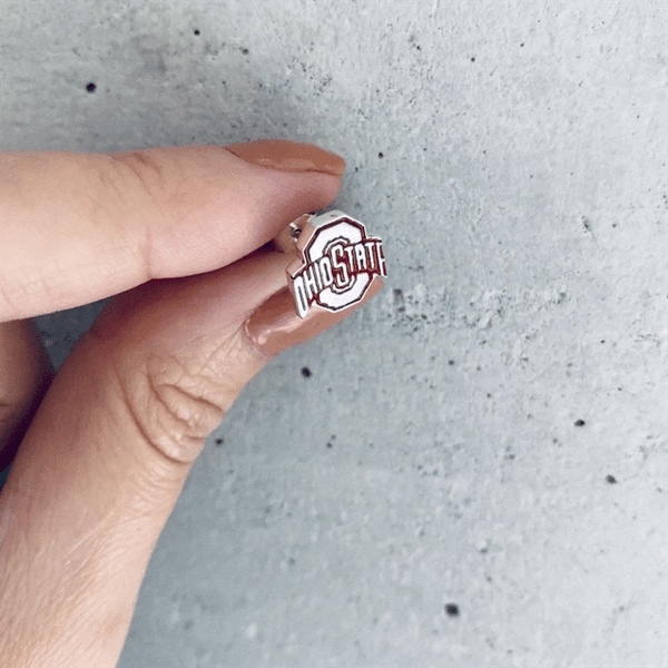 Ohio State University Stud Earrings - Enamel