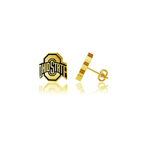 Ohio State University Stud Earrings - Gold