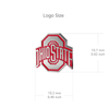 Ohio State University Bracelet Charm - Enamel
