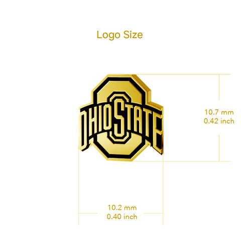 Ohio State University Pendant Necklace - Gold Plated