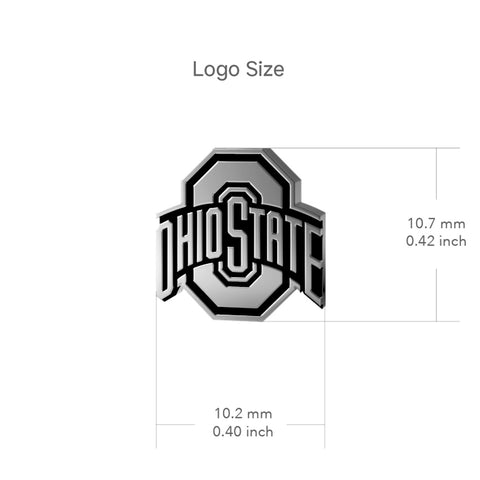 Ohio State University Pendant Necklace - Silver