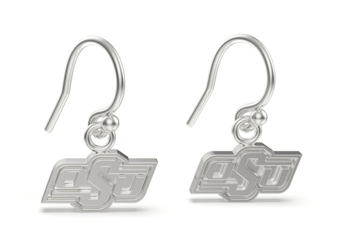 Oklahoma State Cowboys Dangle Earrings - Silver