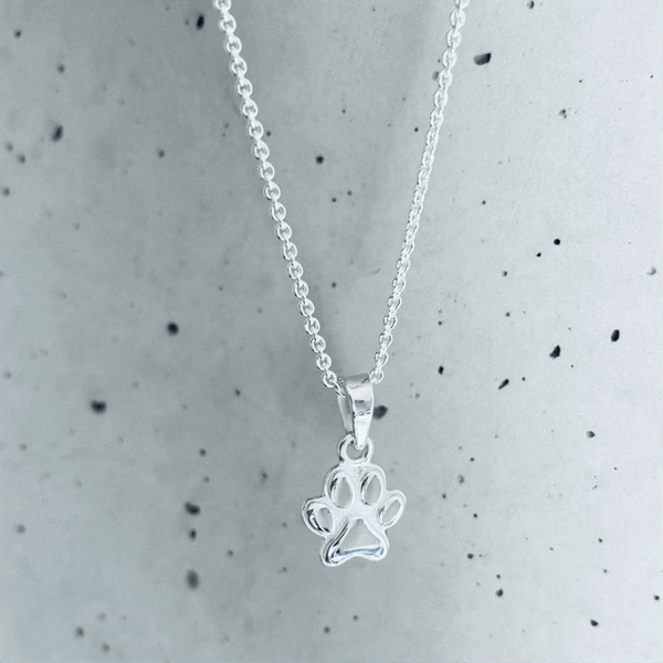 Dog Paw Pendant Necklace