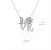 Paw Love Pendant Necklace