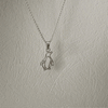 Penguin Pendant Necklace - Silver