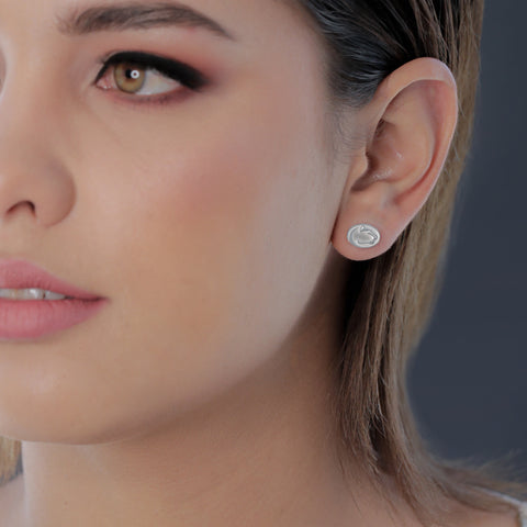 Penn State University Stud Earrings - Silver