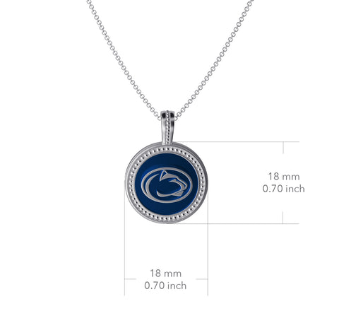 Penn State University Coin Pendant Necklace - Enamel
