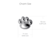 Penn State Paw University Stud Earrings - Silver