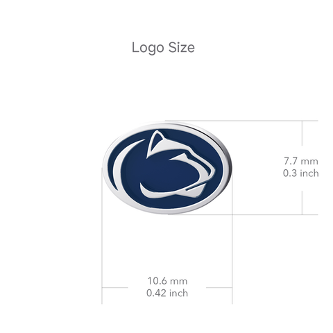 Penn State University Post Earrings - Enamel