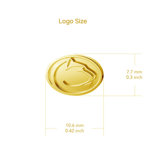 Penn State University Stud Earrings - Gold