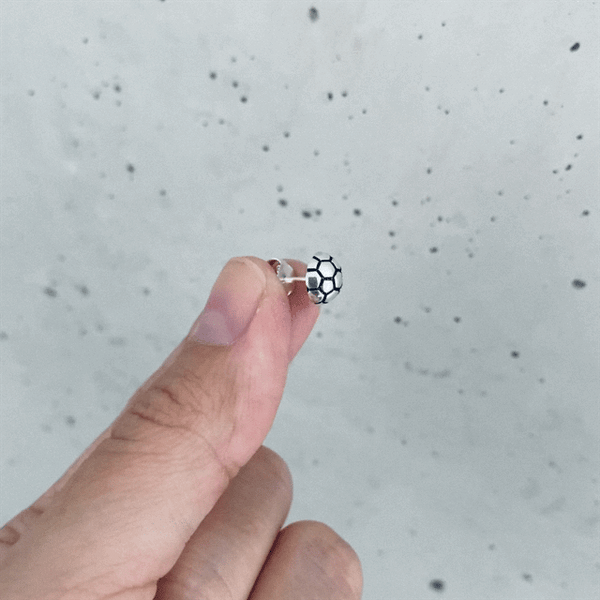 Soccer Ball Stud Earrings