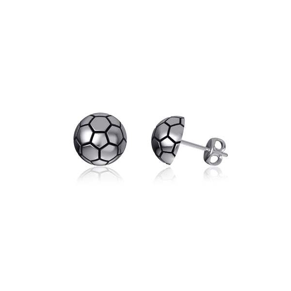 Soccer Ball Stud Earrings
