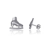 Skate Stud Earrings - Silver