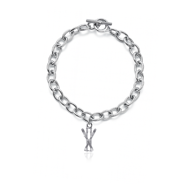 Ski Link Bracelet - Silver
