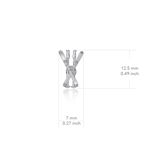 Ski Dangle Earrings